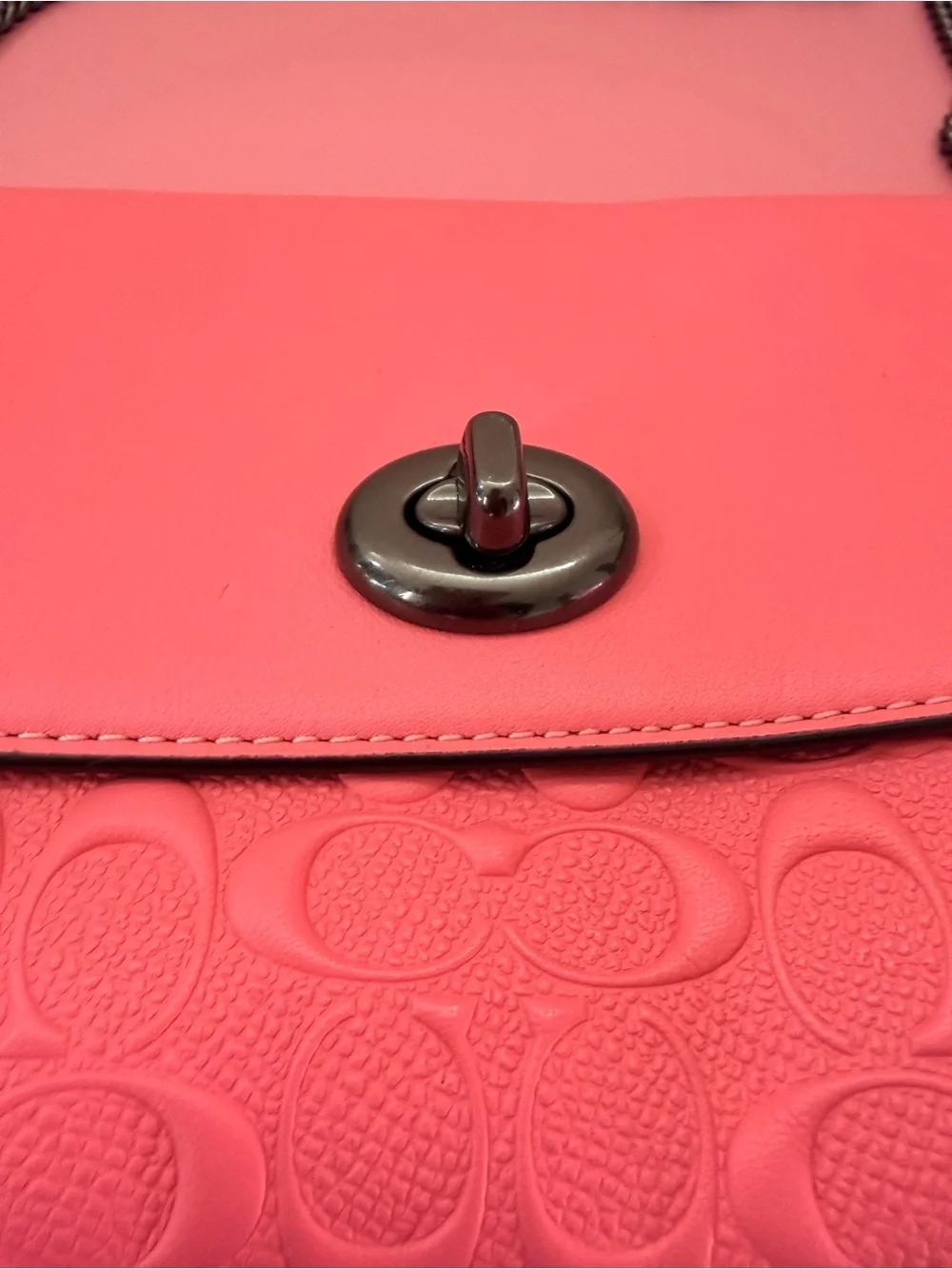 Coach Salmon/Pink Crossbody Bag